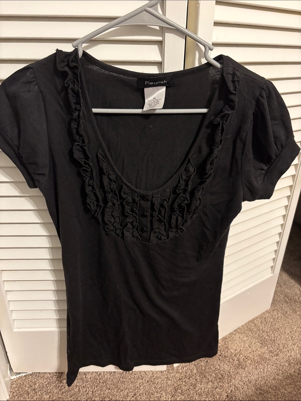Fleurish top for juniors, medium